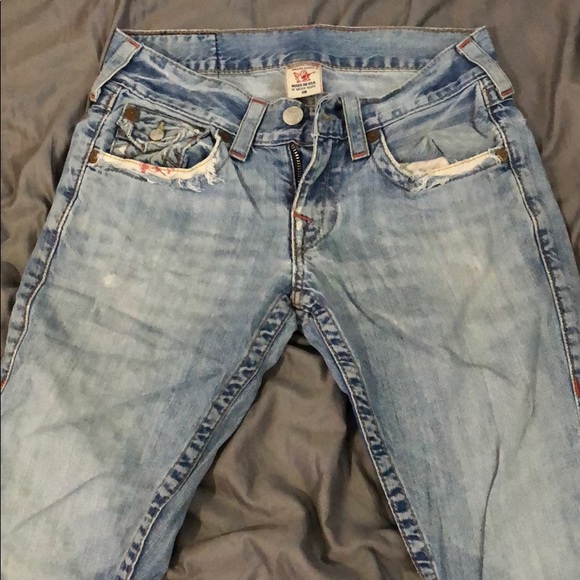 Blue True religion jeans size 28 boot cut - Picture 1 of 4